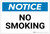 Notice: No Smoking - Label