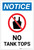 Notice: No Tank Tops with Icon - Label