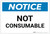 Notice: Not Consumable - Label