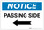 Notice: Passing Side Arrow Left - Label