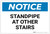 Notice: Standpipe At Other Stairs - Label