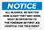 Notice: All Injuries Must Be Reported Landscape - Label