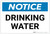 Notice: Drinking Water Landscape - Label