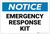 Notice: Emergency Response Kit Landscape - Label
