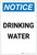 Notice: Drinking Water Portrait - Label