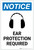 Notice: Ear Protection Required with Icon Portrait - Label