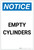 Notice: Empty Cylinders Portrait - Label
