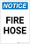 Notice: Fire Hose Portrait - Label