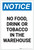 Notice: No Food/Drink/Tobacco In The Warehouse Portrait - Label