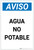 Notice: Non Potable Water - Spanish Portrait - Label