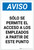 Notice: Only Employees Permitted Beyond This Point Spanish Portrait - Label