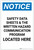Notice: Safety Data Sheets and Written Hazard Communication Located Here Portrait - Label