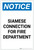 Notice: Siamese Connection for Fire Department Portrait - Label