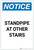 Notice: Standpipe At Other Stairs Portrait - Label