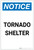 Notice: Tornado Shelter Portrait - Label