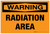 Warning: Radiation Area Landscape - Label