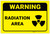 Warning: Radiation Area - Label