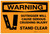 Warning: Outrigger Will Cause Serious Crushing Injury Stand Clear - Label