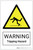 Warning: Tripping Hazard - Label