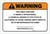 Warning: Prop 65 4 Amino 2 Nitrophenol - Label