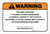Warning: Prop 65 4-Chloro-o-phenylenediamine - Label