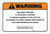 Warning: Prop 65 1,4 Dichloro-2-Butene - Label