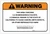 Warning: Prop 65 2,4 Diaminoanisole Sulfate - Label