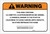 Warning: Prop 65 2,6 Dimethyl-N-Nitrosomorpholine (DMNM) - Label