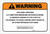 Warning: Prop 65 3,3 Dimethoxybenzidine dihydrochloride - Label