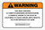 Warning: Prop 65 3,3 Dimethylbenzidine dihydrochloride - Label