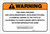 Warning: Prop 65 DDE Dichlorodiphenyl Dichloroethylene - Label