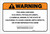 Warning: Prop 65 Di-N-Hexyl Phthalate (DNHP) - Label
