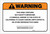 Warning: Prop 65 N,N'-Diacetylbenzidine - Label