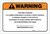Warning: Prop 65 2-(2-Formylhydrazino)-4(-5-Nitro-2-Furyl)Thiazole - Label