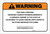 Warning: Prop 65 Disodium Cyanodithioimidocarbonate - Label