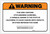 Warning: Prop 65 Ethyleneimine (Aziridine) - Label