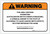 Warning: Prop 65 Gyromitrin (Acetaldehyde Methylformylhydrazone) - Label