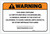 Warning: Prop 65 4,4'-Methylene Bis(2-Chloroaniline) - Label