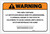 Warning: Prop 65 4,4' Methylene Bis(N,N-Dimethyl)Benzenamine - Label
