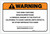 Warning: Prop 65 Hexachloroethane - Label
