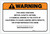 Warning: Prop 65 Methyl-N-Butyl Ketone - Label
