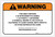 Warning: Prop 65 4-(N-Nitrosomethylamino)-1-(3-Pyridyl)-1-Butanone - Label