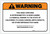 Warning: Prop 65 N-Nitrosomethyl-N-Nonylamine - Label