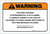 Warning: Prop 65 N-Nitrosomethyl-N-Octylamine - Label