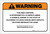 Warning: Prop 65 N-Nitrosomethyl-N-Undecylamine - Label