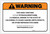 Warning: Prop 65 1,1,1,2-Tetrachloroethane - Label