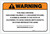 Warning: Prop 65 Vinylidene chloride (1,1-Dichloroethylene) - Label