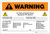 Warning: Arch Flash & Shock Hazard Appropriate PPE Required Landscape - Label