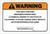 Warning: Prop 65 Benzo [K] fluoranthene - Label