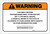 Warning: Prop 65 Pentabromodiphenyl Ether Mixture [DE-71 (Technical Grade)] - Label